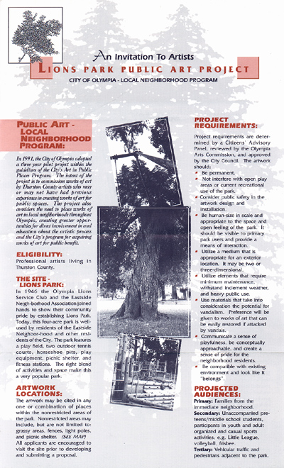 Lions Art Flyer